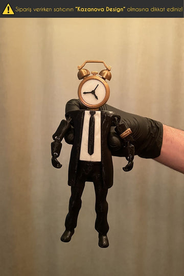Skibidi Toilet Multiverse - Clockman Alarm Hareketli Figür (21 CM)