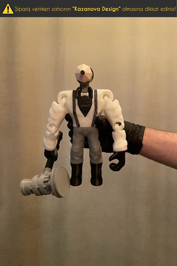 SKIBIDI TOILET MULTIVERSE - PENCILMAN Hareketli Figür (21 CM)