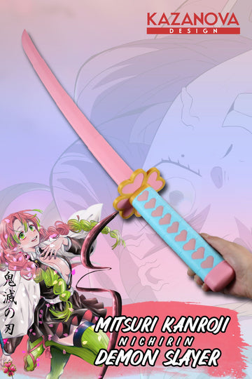 Mitsiru Kanroji Demonslayer Anime Katlanabilir Katana (98 CM)