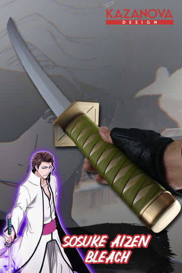 Sosuke Aizen Bleach Anime Katlanabilir Katana (98 CM)