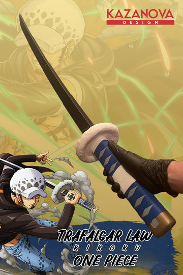 Trafalgar Law One Piece Anime Katlanabilir Katana (98 CM) Gerçek Boy