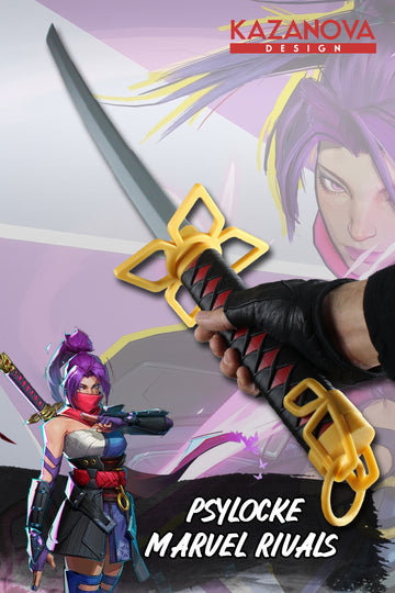 Psylocke Marvel Rivals Katlanabilir Katana