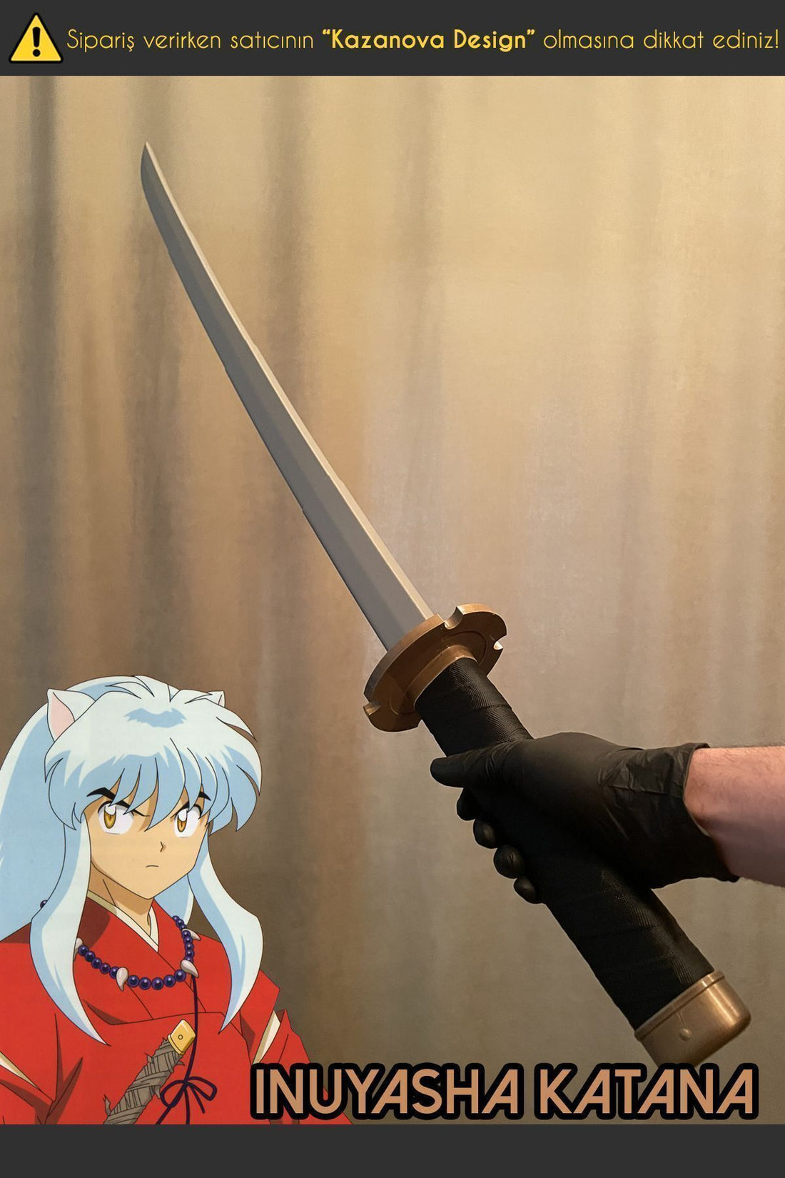 Inuyasha Anime Katlanabilir Katana (98 CM)