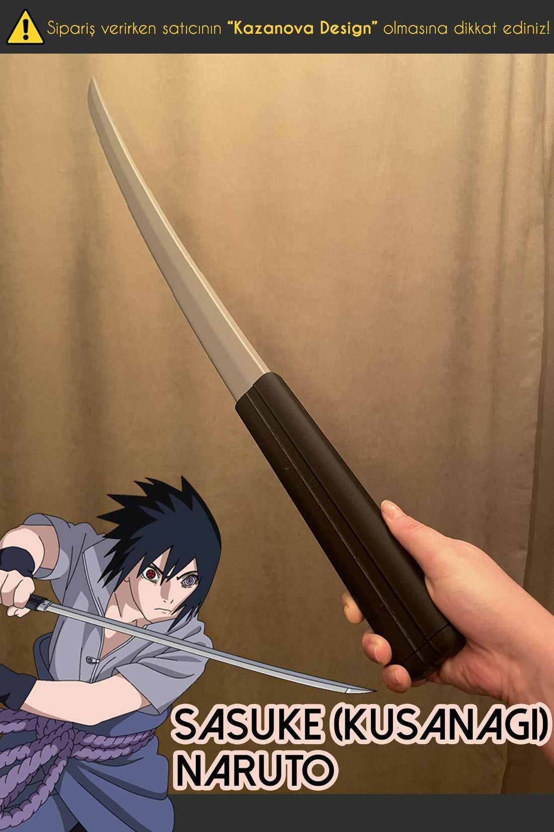 Sasuke Kusanagi Naruto Anime Katlanabilir Katana (98 CM)